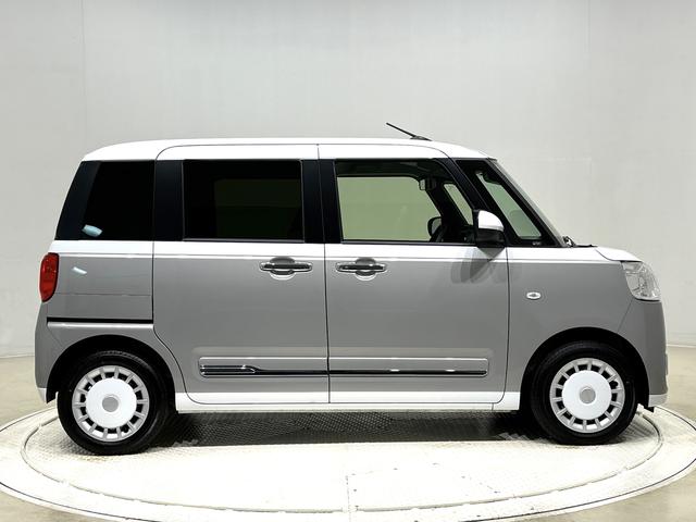 ムーヴキャンバスストライプスＧ　２ＷＤ　ＣＶＴ車両側電動スライドドア　電動パーキングブレーキ　電動格納ドアミラー　キーフリーシステム　ＬＥＤヘッドランプ＆フォグランプ　バックカメラ（広島県）の中古車
