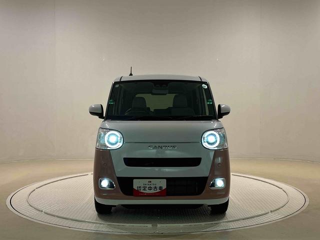 ムーヴキャンバスストライプスＧ　両側パワースライドドア　電動パーキングＬＥＤオートライト・フォグランプ　電動パーキングブレーキ　プッシュボタンスタート　セキュリティアラーム　バックカメラ　両側パワースライドドアウエルカムオープン機能　オート電動格納式ドアミラー（広島県）の中古車