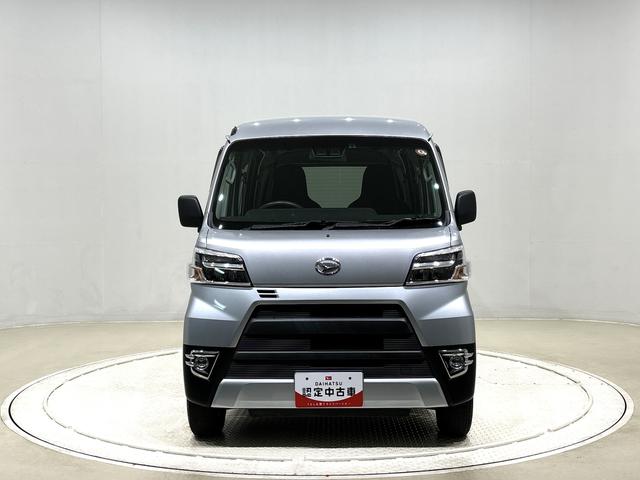 ハイゼットカーゴデラックスＳＡIII　ナビ　バックカメラ　ＥＴＣ車載器ＬＥＤヘッドランプ　トップシェイドガラス　荷室ランプ　コーナーセンサー　ＡＭ・ＦＭラジオ　テンパータイヤ　マニュアルエアコン（広島県）の中古車
