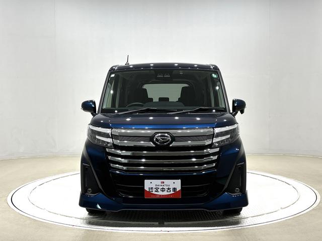 トールカスタムＧ　ターボハロゲンヘッドランプ　１４インチフルホイールキャップ　オートライト　プッシュボタンスタート　クルーズコントロール　パワースライドドア　コーナーセンサー（広島県）の中古車