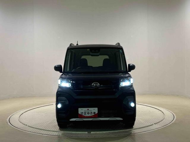 タントファンクロス衝突警報機能　衝突回避支援ブレーキ　車線逸脱警報機能　オートハイビーム　標識認識機能　誤発進抑制制御機能　先行車発進お知らせ機能（広島県）の中古車
