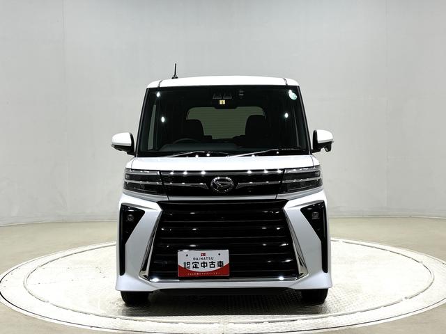 タントカスタムＲＳ　ナビ　ドラレコ　パノラマモニターカメラＬＥＤオートライト　パワースライドドアウェルカムオープン機能　助手席ロングスライド　助手席イージークローザー　運転席助手席シートヒーター　セキュリティアラーム　キーレスエントリー　　プッシュスタート（広島県）の中古車