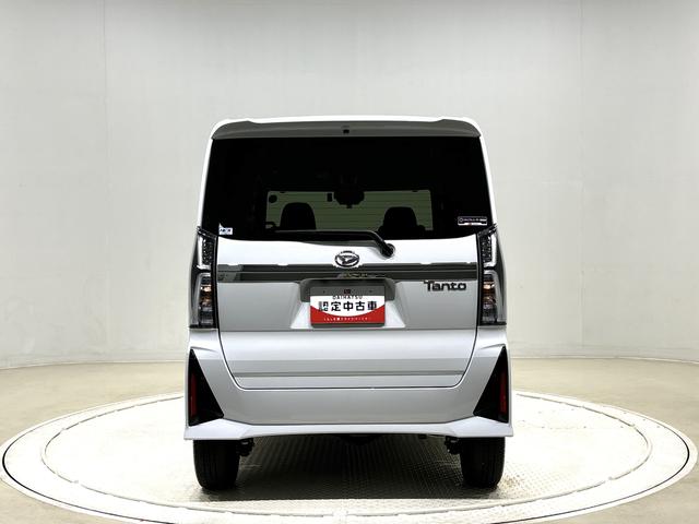 タントカスタムＲＳ　ナビ　ドラレコ　パノラマモニターカメラＬＥＤオートライト　パワースライドドアウェルカムオープン機能　助手席ロングスライド　助手席イージークローザー　運転席助手席シートヒーター　セキュリティアラーム　キーレスエントリー　　プッシュスタート（広島県）の中古車