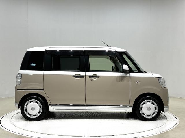 ムーヴキャンバスＸメイクアップ　ＳＡII　ナビ　ＥＴＣ車載器　ドラレコハロゲンライト　ＬＥＤフォグランプ　置き楽ボックス　オートライト　プッシュボタンスタート　セキュリティアラーム　パノラマモニター対応カメラ　両側パワースライドドア（広島県）の中古車