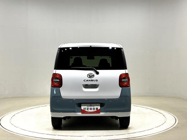 ムーヴキャンバスストライプスＧターボ　　ＬＥＤヘッドライト　キーフリースタートボタン　キーフリー　ＬＥＤヘッドライト　フォグランプ　オートライト　オートハイビーム　両側パワースライドドア　シートヒーター　バックカメラ（広島県）の中古車