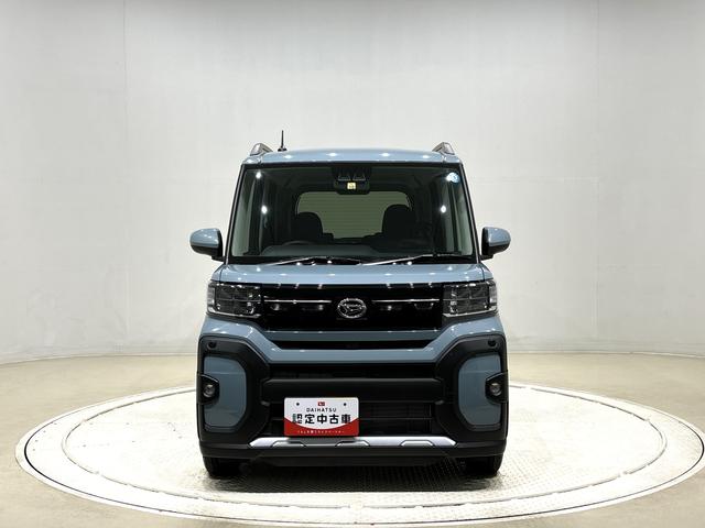 タントファンクロス　電動パーキングブレーキ　プッシュスタートＬＥＤオートライト　パワースライドドアウェルカムオープン機能　電動パーキングブレーキ　運転席助手席シートヒーター　アルミホイール　キーフリーシステム　　オート電動格納式ドアミラー（広島県）の中古車