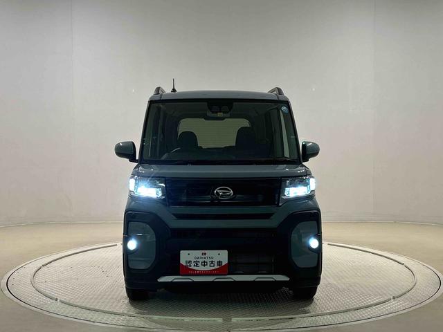 タントファンクロス　電動パーキングブレーキ　プッシュスタートＬＥＤオートライト　パワースライドドアウェルカムオープン機能　電動パーキングブレーキ　運転席助手席シートヒーター　アルミホイール　キーフリーシステム　　オート電動格納式ドアミラー（広島県）の中古車