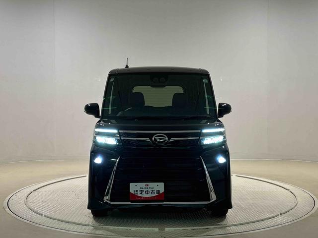 タントカスタムＸ　　電動パーキングブレーキＬＥＤオートライト　パワースライドドアウェルカムオープン機能　電動パーキングブレーキ　運転席助手席シートヒーター　アルミホイール　キーフリーシステム　　オート電動格納式ドアミラー（広島県）の中古車
