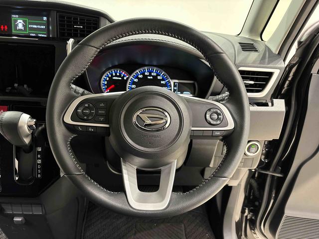 トールカスタムＧ　電動パーキングブレーキ　クルーズコントロールＬＥＤヘッドランプ・フォグランプバックカメラ　１４インチアルミホイール　オートライト　プッシュボタンスタート　　コーナーセンサー　パワースライドドア　キーフリーシステム（広島県）の中古車