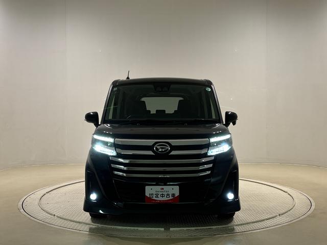 トールカスタムＧ　電動パーキングブレーキ　クルーズコントロールＬＥＤヘッドランプ・フォグランプバックカメラ　１４インチアルミホイール　オートライト　プッシュボタンスタート　　コーナーセンサー　パワースライドドア　キーフリーシステム（広島県）の中古車