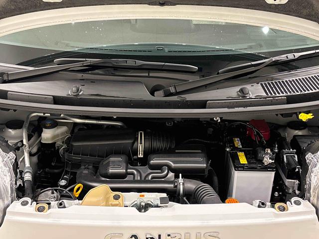 ムーヴキャンバスストライプスＧ　電動パーキングブレーキＬＥＤオートライト・フォグランプ　電動パーキングブレーキ　プッシュボタンスタート　セキュリティアラーム　バックカメラ　両側パワースライドドアウエルカムオープン機能　オート電動格納式ドアミラー（広島県）の中古車