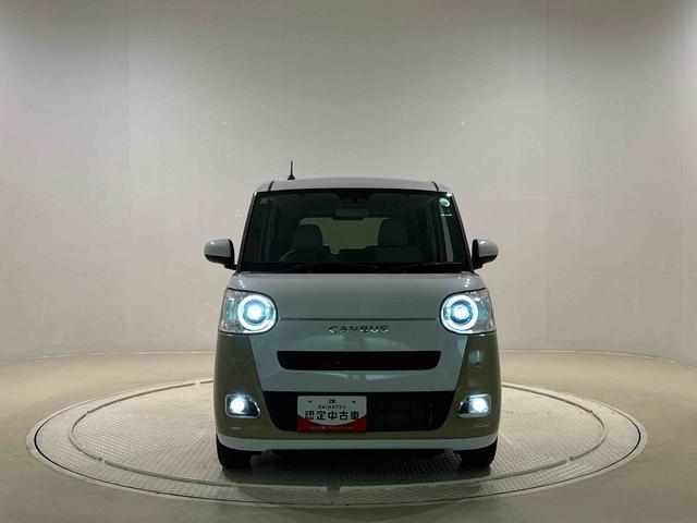 ムーヴキャンバスストライプスＧ　電動パーキングブレーキＬＥＤオートライト・フォグランプ　電動パーキングブレーキ　プッシュボタンスタート　セキュリティアラーム　バックカメラ　両側パワースライドドアウエルカムオープン機能　オート電動格納式ドアミラー（広島県）の中古車