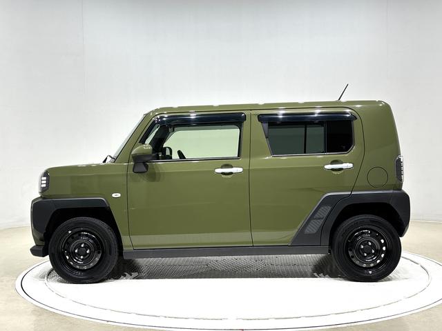 タフトＸ　ナビゲーション　バックモニター　ＥＴＣ車載器　バイザー付オートエアコン　電動パーキングブレーキ　プッシュボタンスタート　オート格納機能付きドアミラー　サイドエアバック　ＬＥＤヘッドランプ　キーフリーシステム　セキュリティアラーム（広島県）の中古車