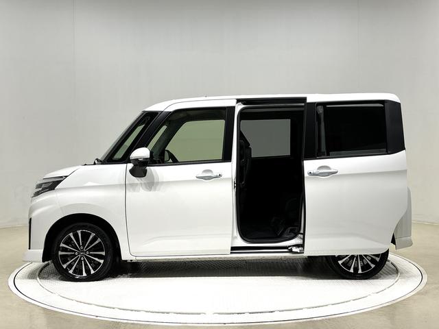 トールカスタムＧ　ターボ　　両側パワースライドドア　バックモニターＬＥＤヘッドランプ・フォグランプ　　１５インチアルミホイール　オートライト　プッシュボタンスタート　クルーズコントロール　　コーナーセンサー　パワースライドドア　キーフリーシステム（広島県）の中古車
