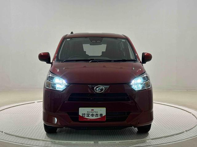 ミライースＸ　リミテッドＳＡIII　バックカメラ　電動格納ドアミラーＬＥＤヘッドランプ　セキュリティアラーム　コーナーセンサー　１４インチフルホイールキャップ　キーレスエントリー　電動格納式ドアミラー　ショツピングフック　マニュアルエアコン（広島県）の中古車