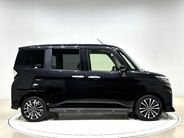 トールカスタムＧ　ターボ　ＣＶＴ車　キーフリー　パワースライドドアＬＥＤヘッドランプ・フォグランプ　　アルミホイール　オートライト　プッシュボタンスタート　クルーズコントロール　　コーナーセンサー　パワースライドドア　キーフリーシステム（広島県）の中古車