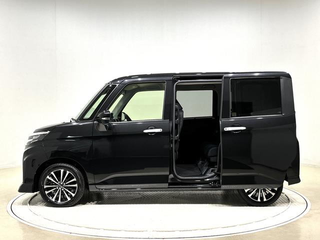 トールカスタムＧ　ターボ　ＣＶＴ車　キーフリー　パワースライドドアＬＥＤヘッドランプ・フォグランプ　　アルミホイール　オートライト　プッシュボタンスタート　クルーズコントロール　　コーナーセンサー　パワースライドドア　キーフリーシステム（広島県）の中古車