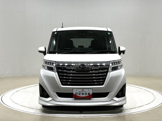 トールカスタムＧ　ターボ　ＳＡIII　ナビバックカメラ　ＥＴＣドラレコ　ＬＥＤヘッドランプ・フォグランプ　　１５インチアルミホイール　オートライト　プッシュボタンスタート　クルーズコントロール　　コーナーセンサー　パワースライドドア　キーフリーシステム（広島県）の中古車