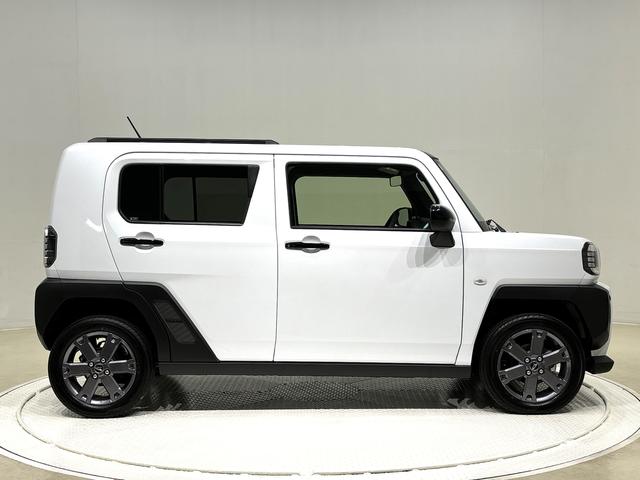タフトＧターボ　ダーククロムベンチャー　全車速追従機能付ＡＣＣ純正ナビ装着用アップグレードパック　１５インチアルミホイール　運転席・助手席シートヒーター　スーパーＵＶ＆ＩＲカットガラス　本革巻ステアリングホイール　本革巻シフトレバー　リバース連動リヤワイパー（広島県）の中古車