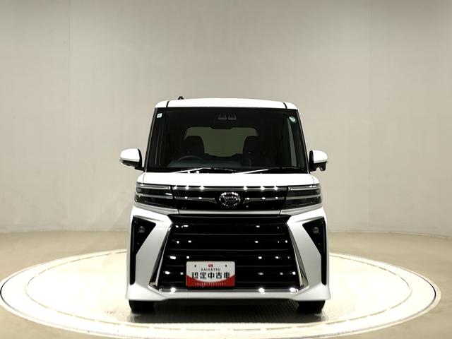 タントカスタムＲＳ　前席シートヒーター　全周囲カメラ　ターボ車ＬＥＤヘッドライト　ＬＥＤフォグランプ　オートブレーキホールド機能付き電動パーキングブレーキ　両側電動スライドドア　プッシュボタンスタート　ＳＲＳサイドエアバッグ　オーディオ操作用ステアリングスイッチ（広島県）の中古車