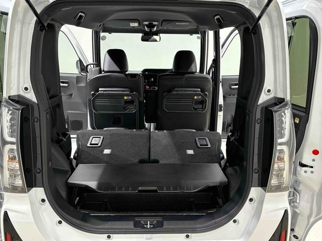 タントカスタムＲＳ　前席シートヒーター　全周囲カメラ　ターボ車ＬＥＤヘッドライト　ＬＥＤフォグランプ　オートブレーキホールド機能付き電動パーキングブレーキ　両側電動スライドドア　プッシュボタンスタート　ＳＲＳサイドエアバッグ　オーディオ操作用ステアリングスイッチ（広島県）の中古車