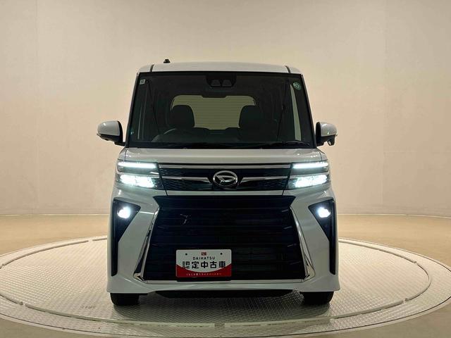 タントカスタムＲＳ　前席シートヒーター　全周囲カメラ　ターボ車ＬＥＤヘッドライト　ＬＥＤフォグランプ　オートブレーキホールド機能付き電動パーキングブレーキ　両側電動スライドドア　プッシュボタンスタート　ＳＲＳサイドエアバッグ　オーディオ操作用ステアリングスイッチ（広島県）の中古車