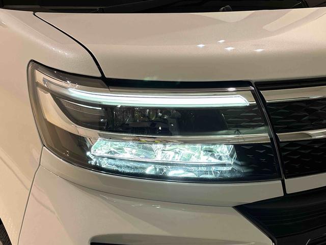 タントカスタムＲＳ　前席シートヒーター　全周囲カメラ　ターボ車ＬＥＤヘッドライト　ＬＥＤフォグランプ　オートブレーキホールド機能付き電動パーキングブレーキ　両側電動スライドドア　プッシュボタンスタート　ＳＲＳサイドエアバッグ　オーディオ操作用ステアリングスイッチ（広島県）の中古車