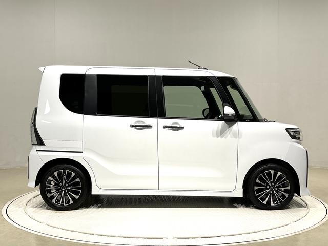 タントカスタムＲＳ　　ターボ付き　両側電動スライドドア　キーフリーステアリングスイッチ　バックカメラ　電動パーキングブレーキブレーキ　オートブレーキホールド機能　運転席・助手席シートヒーター　本革巻ステアリングホイール　運転席シートリフター　チルトステアリング（広島県）の中古車