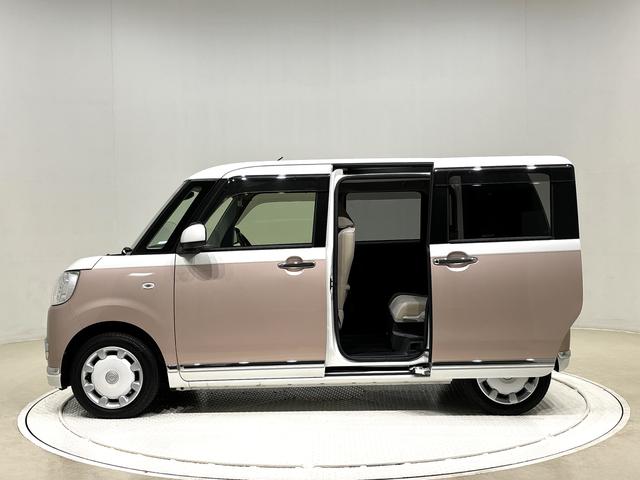ムーヴキャンバスＧメイクアップ　ＳＡII　２ＷＤ　ＣＶＴ車　バックカメラ両側電動スライドドア　運転席シートヒーター　ＬＥＤヘッドランプ＆フォグランプ　カーナビゲーション＆連動タイプドライブレコーダー　ＳＲＳサイドエアバッグ　キーフリーシステム　オート電動格納ドアミラー（広島県）の中古車