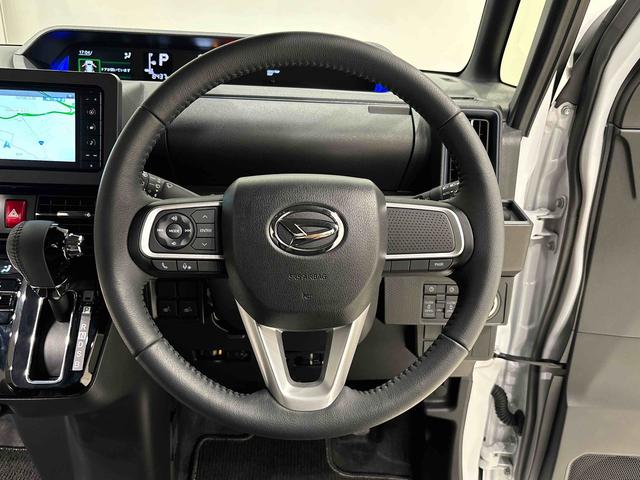 タントカスタムＲＳ　ナビゲーション　ドラレコ　ＥＴＣＬＥＤオートライト　パワースライドドアウェルカムオープン機能　電動パーキングブレーキ　運転席助手席シートヒーター　アルミホイール　キーフリーシステム　　オート電動格納式ドアミラー（広島県）の中古車