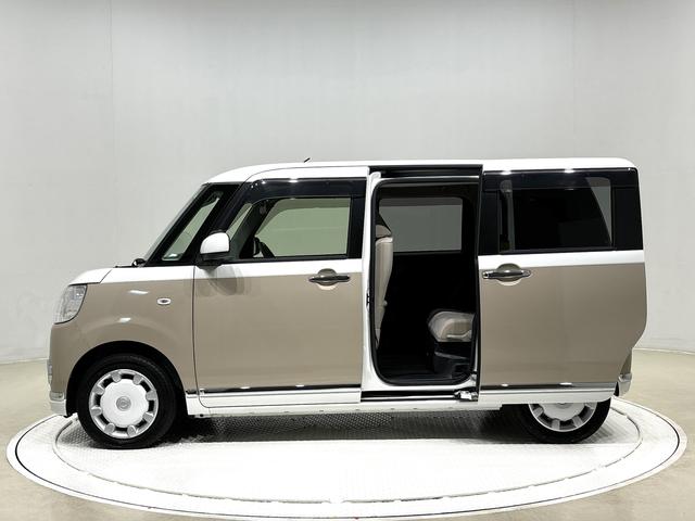 ムーヴキャンバスＸメイクアップリミテッド　ＳＡIII　パノラマモニター両側電動スライドドア　ドライブレコーダー　ＥＴＣ車載器　オートライト　運転席シートリフター　チルトステアリング　ハロゲンヘッドランプ　ＬＥＤフォグランプ　オートハイビーム　キーフリーシステム（広島県）の中古車