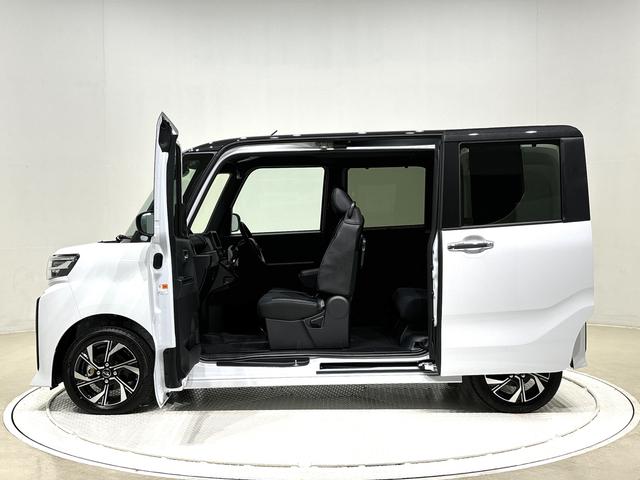 タントカスタムＸＬＥＤオートライト　パワースライドドアウェルカムオープン機能　電動パーキングブレーキ　運転席助手席シートヒーター　アルミホイール　キーフリーシステム　　オート電動格納式ドアミラー（広島県）の中古車