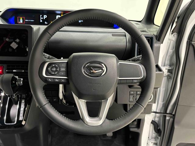タントカスタムＲＳＬＥＤオートライト　パワースライドドアウェルカムオープン機能　電動パーキングブレーキ　運転席助手席シートヒーター　アルミホイール　キーフリーシステム　　オート電動格納式ドアミラー（広島県）の中古車