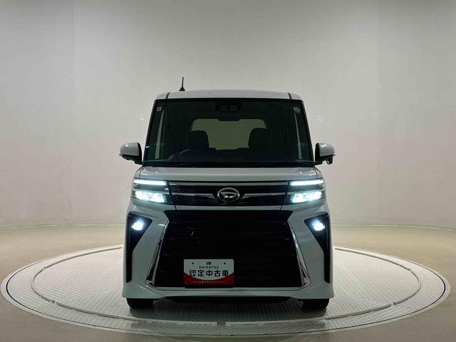タントカスタムＲＳＬＥＤオートライト　パワースライドドアウェルカムオープン機能　電動パーキングブレーキ　運転席助手席シートヒーター　アルミホイール　キーフリーシステム　　オート電動格納式ドアミラー（広島県）の中古車