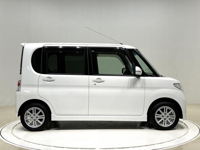 タントカスタムＸ　　カーナビ　左側スライドドア　４ＷＤオートエアコン　純正アルミホイール　キーフリー　トップシェイドガラス　フォグランプ　サイドミラーターンレンズ　ウレタンステアリングホイール（広島県）の中古車