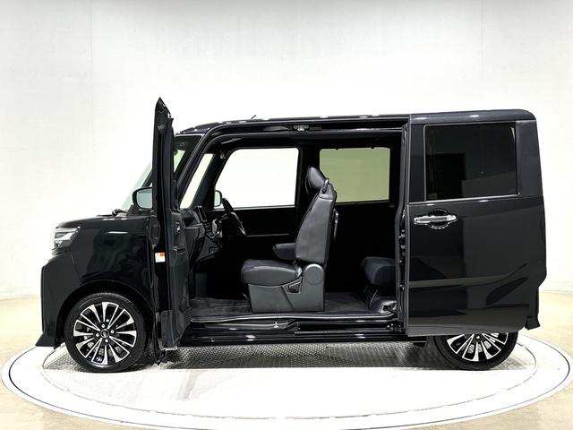 タントカスタムＲＳ　２ＷＤ　ＣＶＴ車　バックカメラミラクルオープンドア　キーフリーシステム　両側電動スライドドア　オート電動格納ドアミラー　運転席・助手席シートヒーター　ＬＥＤヘッドランプ＆フォグランプ　ＳＲＳサイドエアバッグ（広島県）の中古車