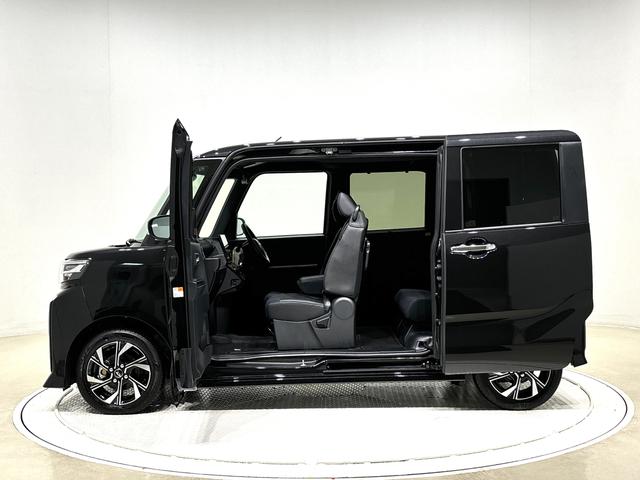 タントカスタムＸ　２ＷＤ　ＣＶＴ車　バックカメラ９インチディスプレイオーディオ　ミラクルオープンドア　キーフリーシステム　両側電動スライドドア　運転席・助手席シートヒーター　オート電動格納ドアミラー　ＬＥＤヘッドランプ＆フォグランプ（広島県）の中古車