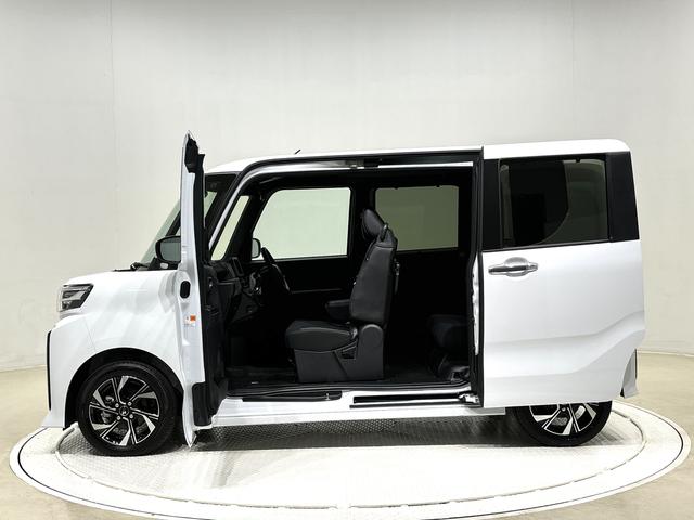 タントカスタムＸ　両側電動スライドドア　オートライト　キーフリーパノラマモニター対応純正ナビ装着用アップグレードパック　運転席・助手席シートヒーター　運転席シートリフター　チルトステアリング　電動パーキングブレーキブレーキ　オートブレーキホールド機能（広島県）の中古車