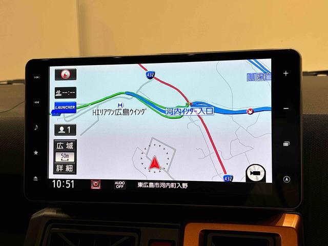 タフトＧターボ　パノラマモニター　ナビ　ＥＴＣ　ドラレコスカイフィールトップ　ＬＥＤオートライト　オートハイビーム　フロントフォグランプ　運転席／助手席シートヒーター　プッシュボタンスタート　キーフリーシステム　電動パーキングブレーキ　アルミホイール（広島県）の中古車