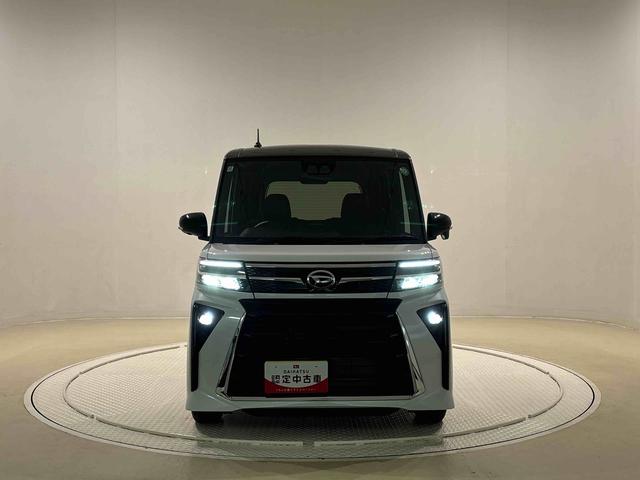 タントカスタムＸ　パノラマモニター対応カメラ　アルミホイールＬＥＤオートライト　パワースライドドアウェルカムオープン機能　電動パーキングブレーキ　運転席助手席シートヒーター　プッシュボタンスタート　キーフリーシステム　　オート電動格納式ドアミラー（広島県）の中古車