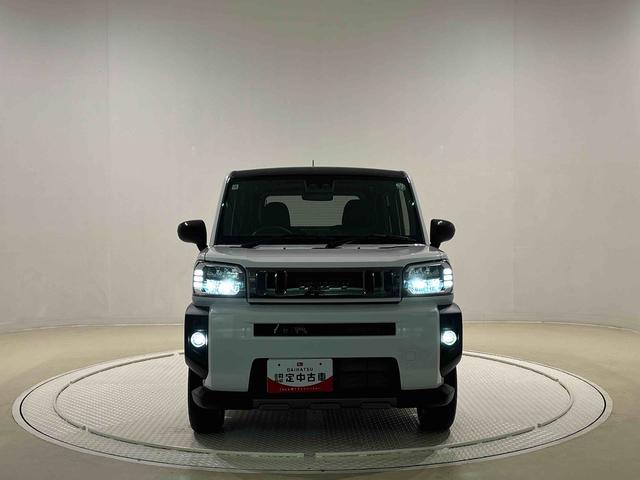 タフトＧターボ　ダーククロムベンチャー純正ナビ装着用アップグレードパック　運転席・助手席シートヒーター　本革巻ステアリングホイール　本革巻シフトレバー　リバース連動リヤワイパー　運転席シートリフター　チルトステアリング　キーフリー（広島県）の中古車