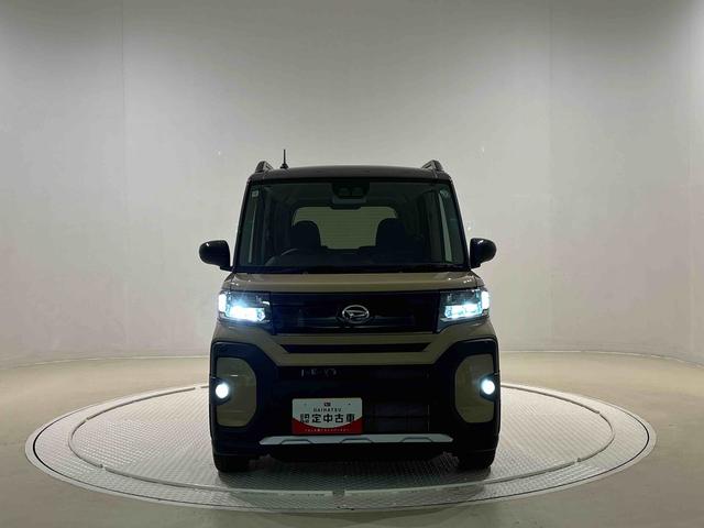 タントファンクロスターボＬＥＤオートライト　パワースライドドアウェルカムオープン機能　電動パーキングブレーキ　運転席助手席シートヒーター　アルミホイール　キーフリーシステム　　オート電動格納式ドアミラー（広島県）の中古車