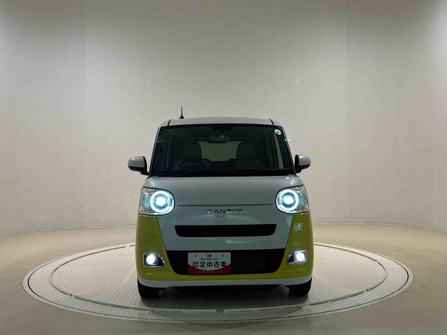 ムーヴキャンバスストライプスＧ　純正ディスプレイオーディオ　ＬＥＤライトＬＥＤオートライト・フォグランプ　電動パーキングブレーキ　プッシュボタンスタート　セキュリティアラーム　バックカメラ　両側パワースライドドアウエルカムオープン機能　オート電動格納式ドアミラー（広島県）の中古車