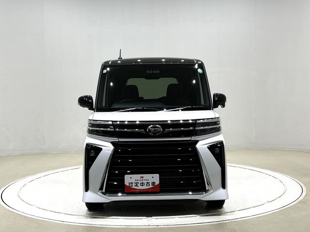 タントカスタムＲＳ　パノラマモニター　両側電動スライドドアＬＥＤオートライト　パワースライドドアウェルカムオープン機能　オート電動格納式ドアミラー　助手席ロングスライド　助手席イージークローザー　アルミホイール　キーフリーシステム（広島県）の中古車