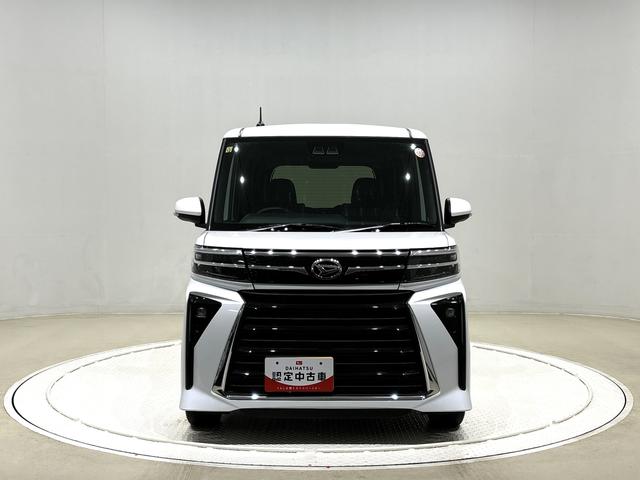 タントカスタムＲＳ　電動パーキングブレーキＬＥＤオートライト　パワースライドドアウェルカムオープン機能　電動パーキングブレーキ　運転席助手席シートヒーター　アルミホイール　キーフリーシステム　　オート電動格納式ドアミラー（広島県）の中古車