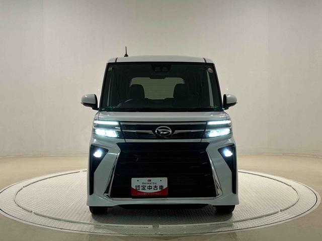 タントカスタムＲＳ　電動パーキングブレーキＬＥＤオートライト　パワースライドドアウェルカムオープン機能　電動パーキングブレーキ　運転席助手席シートヒーター　アルミホイール　キーフリーシステム　　オート電動格納式ドアミラー（広島県）の中古車
