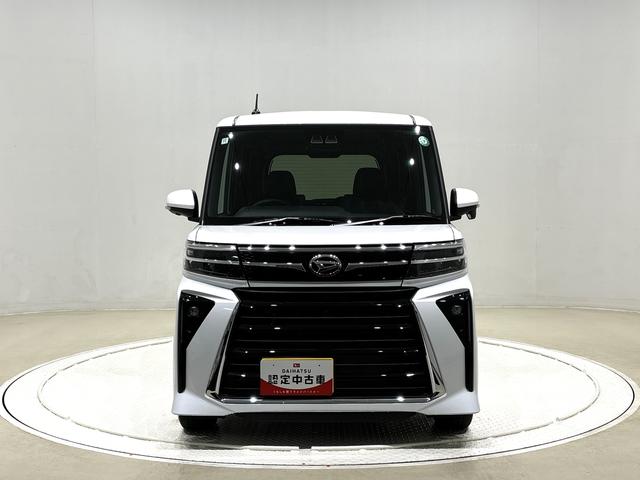 タントカスタムＲＳ　パノラマモニター対応ＬＥＤオートライト　パワースライドドアウェルカムオープン機能　電動パーキングブレーキ　運転席助手席シートヒーター　アルミホイール　キーフリーシステム　　オート電動格納式ドアミラー（広島県）の中古車