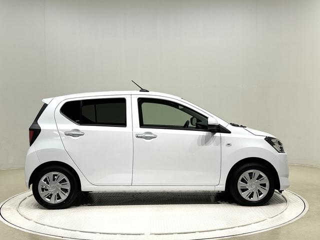 ミライースＸ　リミテッドＳＡIII　バックカメラ　コーナーセンサーＬＥＤヘッドランプ　セキュリティアラーム　コーナーセンサー　１４インチフルホイールキャップ　キーレスエントリー　電動格納式ドアミラー　ショツピングフック　マニュアルエアコン（広島県）の中古車
