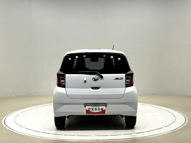 ミライースＸ　リミテッドＳＡIII　バックカメラ　コーナーセンサーＬＥＤヘッドランプ　セキュリティアラーム　コーナーセンサー　１４インチフルホイールキャップ　キーレスエントリー　電動格納式ドアミラー　ショツピングフック　マニュアルエアコン（広島県）の中古車