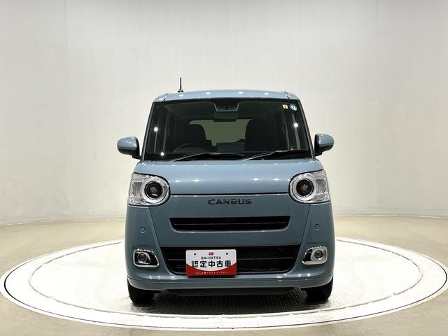 ムーヴキャンバスセオリーＧ　　　電子パーキング　　両側パワースライドドアＬＥＤオートライト・フォグランプ　電動パーキングブレーキ　プッシュボタンスタート　セキュリティアラーム　バックカメラ　両側パワースライドドアウエルカムオープン機能　オート電動格納式ドアミラー（広島県）の中古車